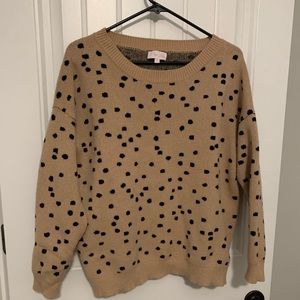 Pink lily boutique sweater medium